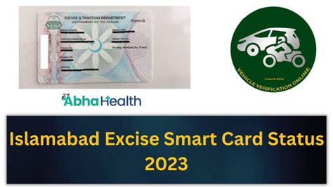 vehicle smart card status islamabad|Islamabad excise gov pk.